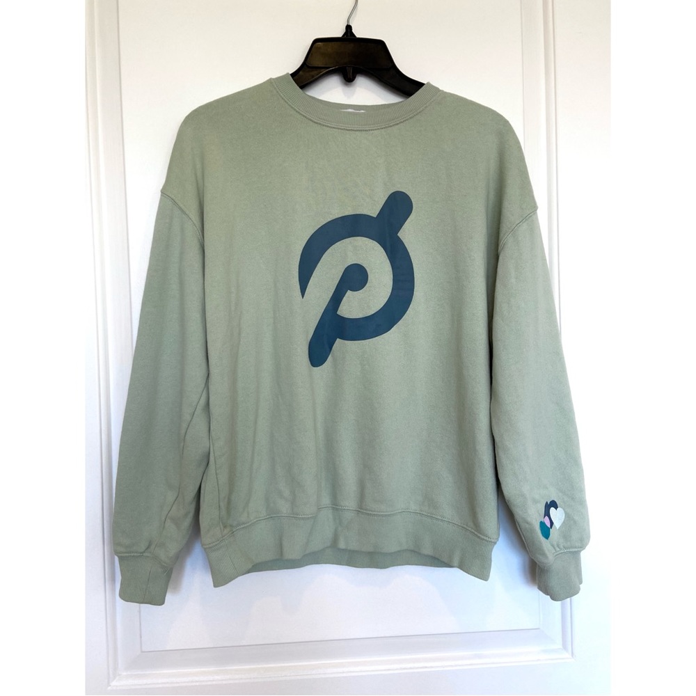 NWOT Peloton Light Sage Green Sweatshirt